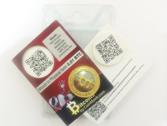 physical coin package contents